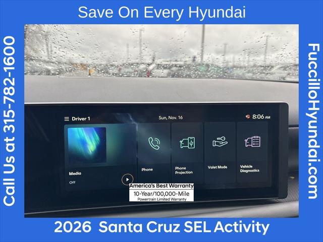 2026 Hyundai Santa Cruz SEL Activity