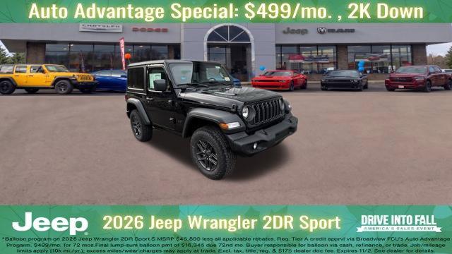 2026 Jeep Wrangler 2-Door Sport S 4x4 for sale in Binghamton, NY