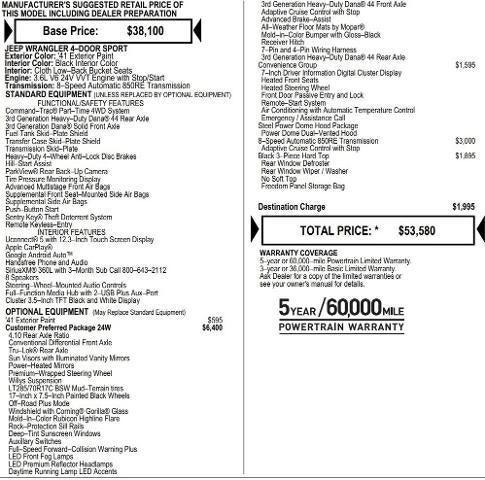 2026 Jeep Wrangler WRANGLER 4-DOOR WILLYS