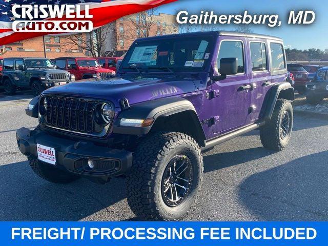 2026 Jeep Wrangler WRANGLER 4-DOOR WILLYS 2026 Jeep Wrangler WRANGLER 4-DOOR WILLYS