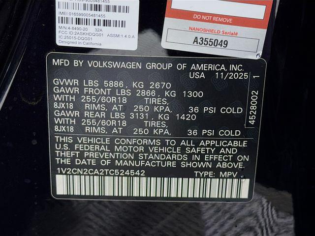2026 Volkswagen Atlas 2.0T Peak Edition