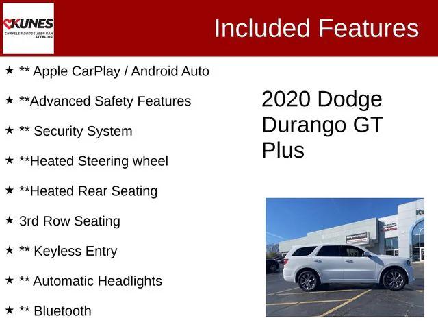 2020 Dodge Durango GT Plus AWD 2020 Dodge Durango GT Plus AWD