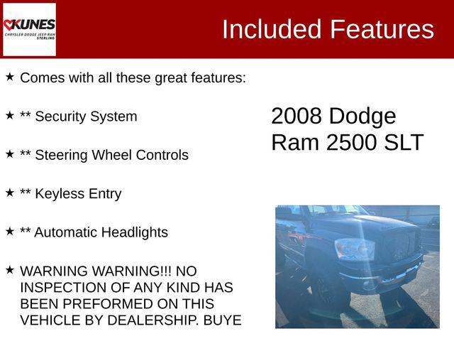 2008 Dodge Ram 2500 SLT/Power Wagon 2008 Dodge Ram 2500 SLT/Power Wagon