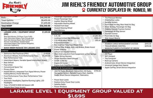 2019 RAM 1500 Laramie Crew Cab 4x4 57 Box 2019 RAM 1500 Laramie Crew Cab 4x4 57 Box