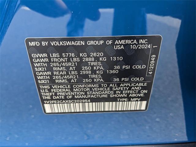 2025 Volkswagen Atlas Cross Sport 2.0T SEL Premium R-Line