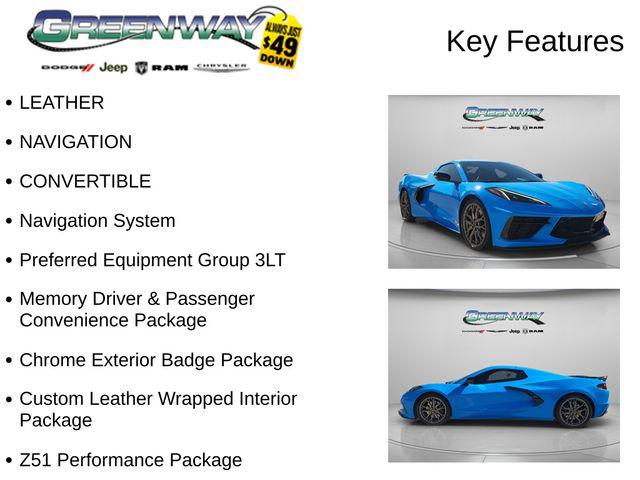 2023 Chevrolet Corvette Stingray RWD Convertible 3LT 2023 Chevrolet Corvette Stingray RWD Convertible 3LT