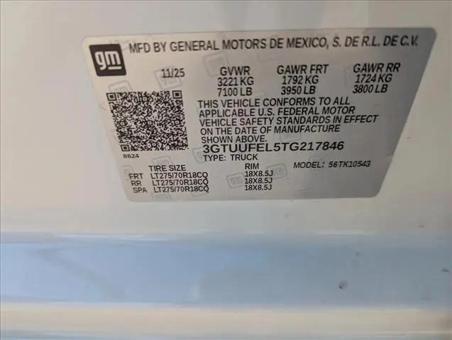 2026 GMC Sierra 1500 Crew Cab, Short Bed, AT4X, 4WD