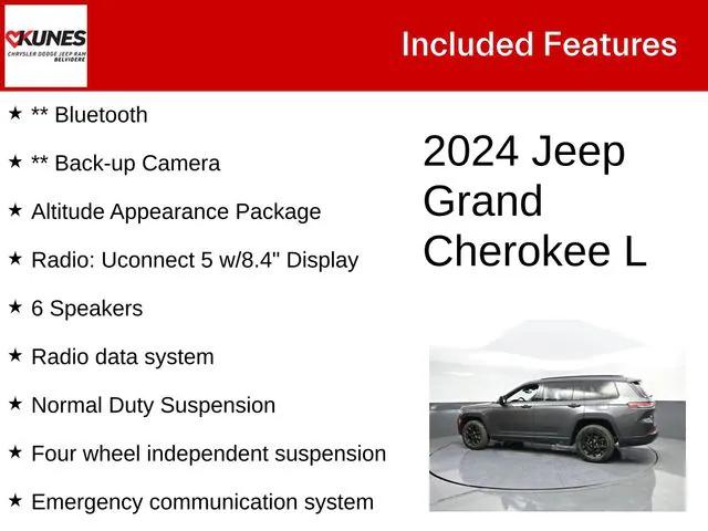 2024 Jeep Grand Cherokee L Altitude 4x4 2024 Jeep Grand Cherokee L Altitude 4x4