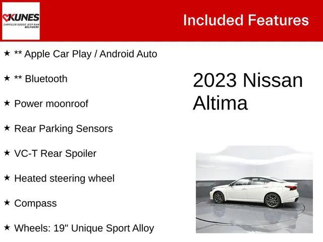 2023 Nissan Altima SR VC-Turbo FWD 2023 Nissan Altima SR VC-Turbo FWD