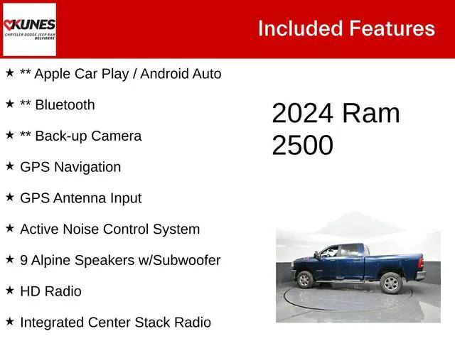 2024 RAM 2500 Big Horn Crew Cab 4x4 64 Box 2024 RAM 2500 Big Horn Crew Cab 4x4 64 Box