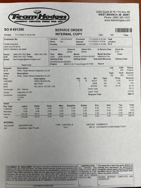 2020 Land Rover Range Rover Sport SE MHEV