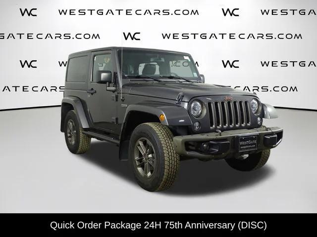 2017 Jeep Wrangler 75th Anniversary Edition 4x4