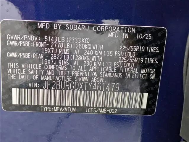 2026 Subaru Outback Limited XT