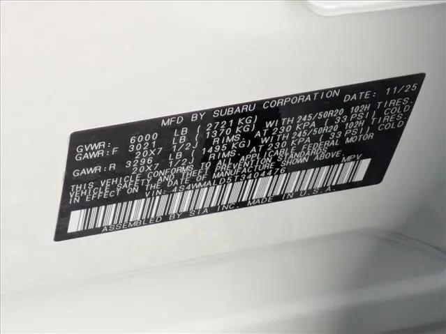 2026 Subaru Ascent Onyx Edition Touring 7-Passenger