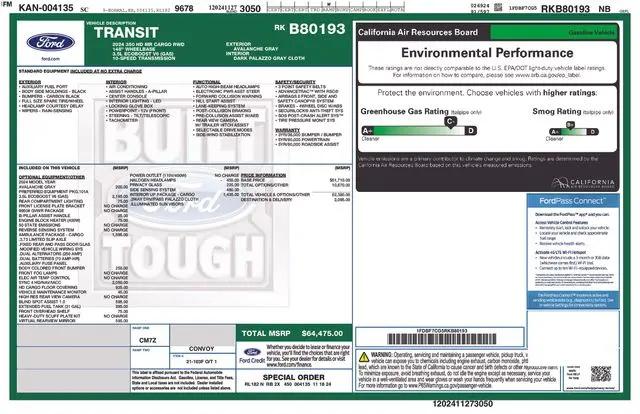2024 Ford Transit Cargo Van T-350