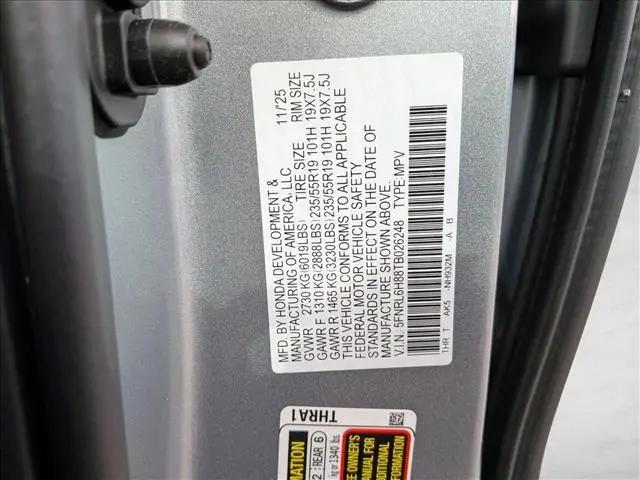 2026 Honda Odyssey Touring