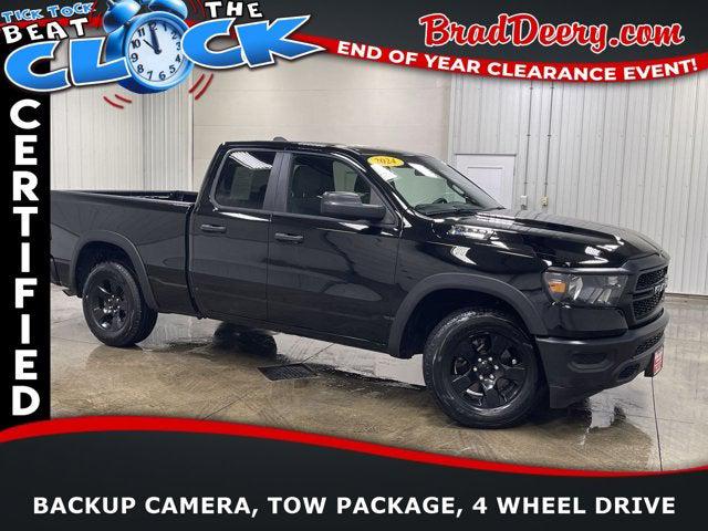 2024 RAM 1500 Tradesman Quad Cab 4x4 64 Box