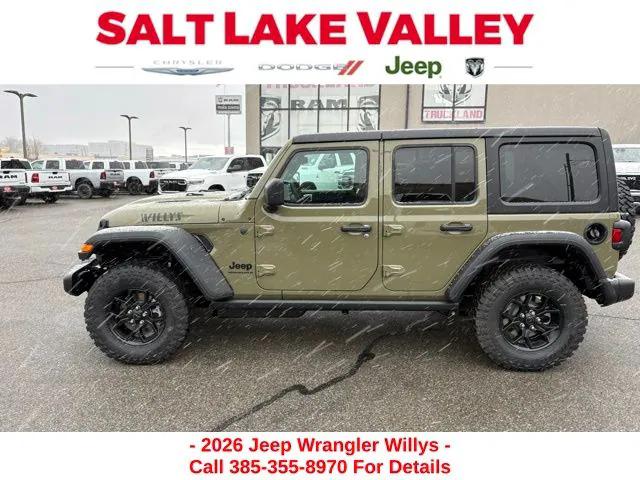 2026 Jeep Wrangler WRANGLER 4-DOOR WILLYS