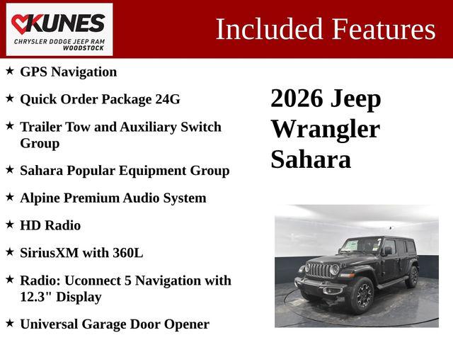 2026 Jeep Wrangler WRANGLER 4-DOOR SAHARA 2026 Jeep Wrangler WRANGLER 4-DOOR SAHARA