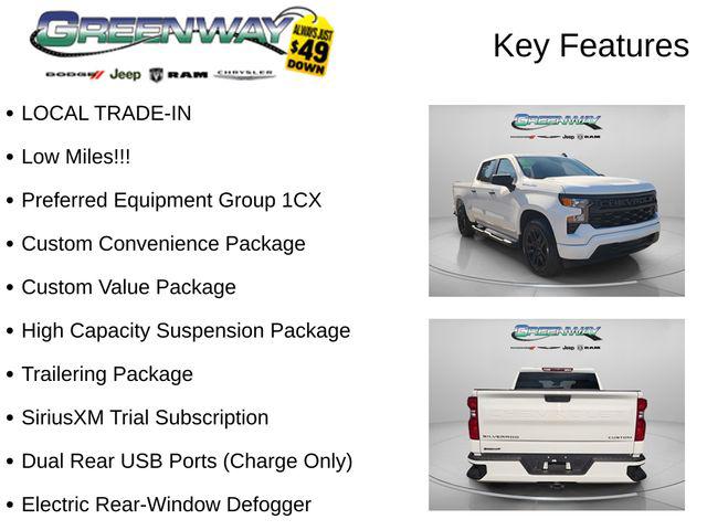 2025 Chevrolet Silverado 1500 2WD Crew Cab Short Bed Custom 2025 Chevrolet Silverado 1500 2WD Crew Cab Short Bed Custom