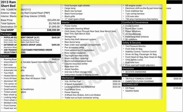 2013 RAM 1500 Tradesman 2013 RAM 1500 Tradesman