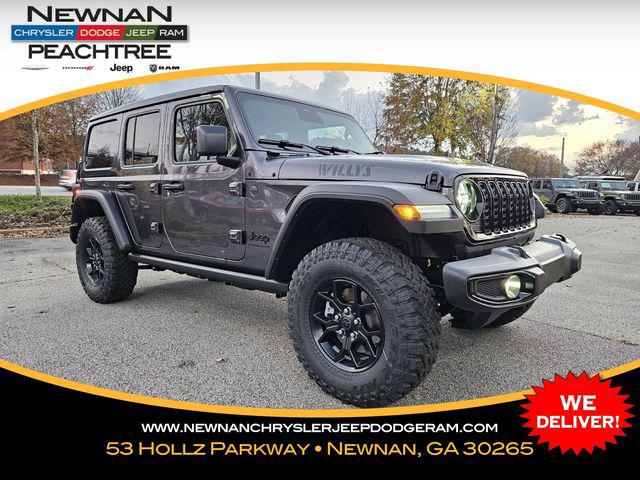 2026 Jeep Wrangler 4-Door Willys 4x4 for sale in Newnan, GA