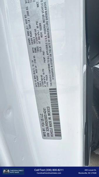 2025 Ram ProMaster 2500 Cargo Van Tradesman High Roof 159" WB w/Pass Seat