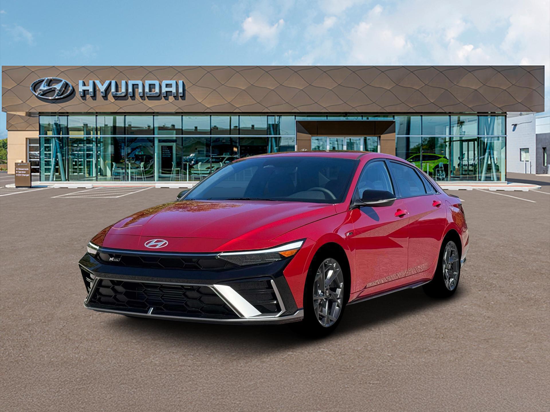 Ultimate Red 2026 Hyundai Elantra Sedan Front-Wheel Drive Automatic