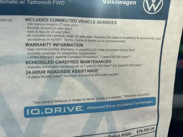 2026 Volkswagen Taos S