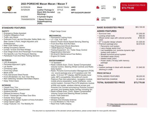 2023 Porsche Macan T