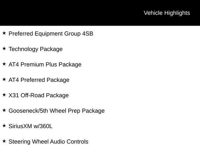 2024 GMC Sierra 2500HD 4WD Crew Cab Standard Bed AT4 2024 GMC Sierra 2500HD 4WD Crew Cab Standard Bed AT4