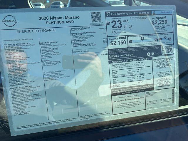 2026 Nissan Murano Platinum