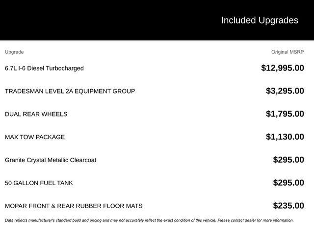 2026 RAM Ram 3500 RAM 3500 TRADESMAN CREW CAB 4X4 8 BOX