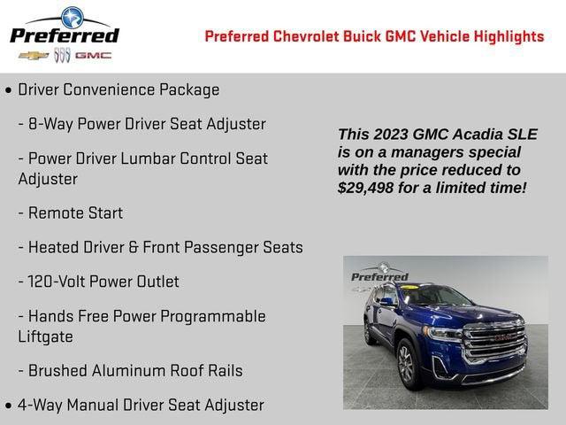 2023 GMC Acadia AWD SLE