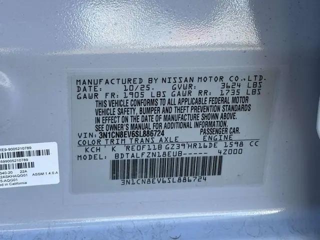2025 Nissan Versa 1.6 SV