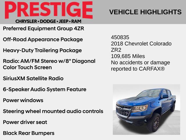 2018 Chevrolet Colorado ZR2 2018 Chevrolet Colorado ZR2