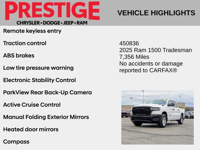 2025 RAM 1500 Tradesman Crew Cab 4x4 57 Box
