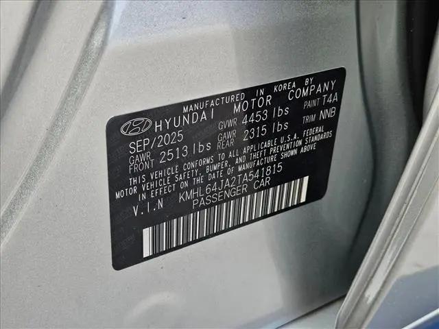 2026 Hyundai Sonata SEL Sport