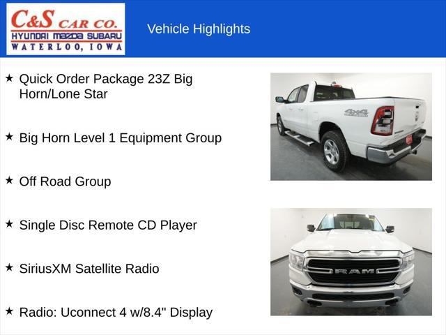 2019 Ram 1500 Big Horn/Lone Star Quad Cab 4x4 6'4" Box