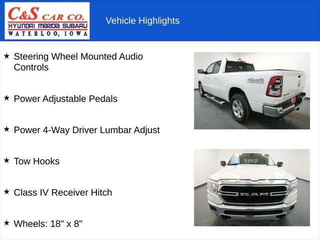 2019 Ram 1500 Big Horn/Lone Star Quad Cab 4x4 6'4" Box