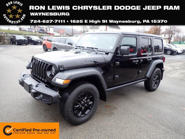 2021 Jeep Wrangler Unlimited Willys 4x4 2021 Jeep Wrangler Unlimited Willys 4x4
