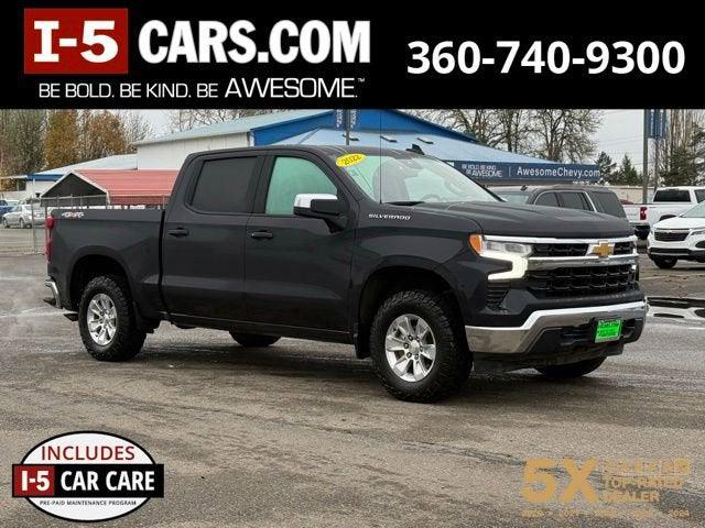 2022 Chevrolet Silverado 1500 4WD Crew Cab Standard Bed LT