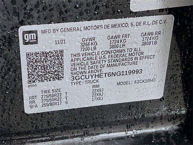 2022 Chevrolet Silverado 1500 4WD Crew Cab Short Bed High Country