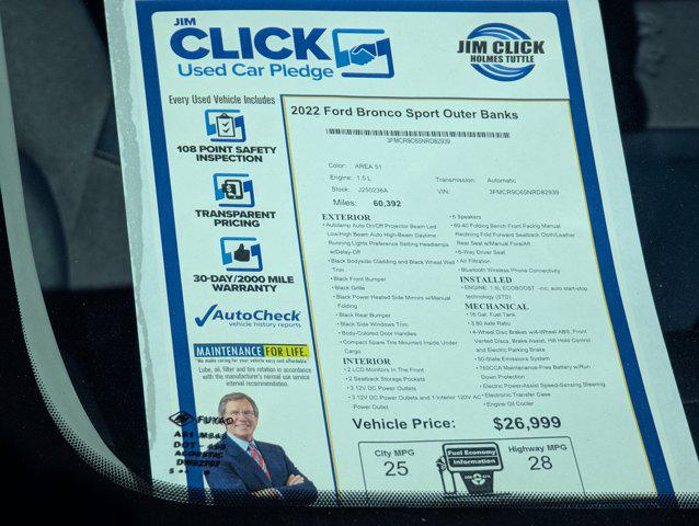 Used 2022 Ford Bronco Sport For Sale in Tucson, AZ