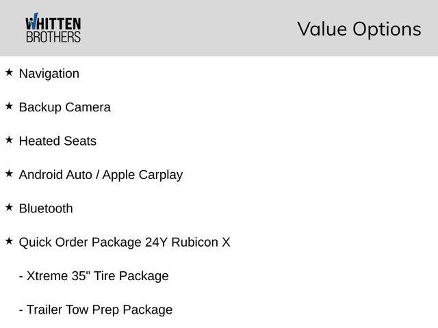 2024 Jeep Wrangler 4-Door Recon 4x4 2024 Jeep Wrangler 4-Door Recon 4x4