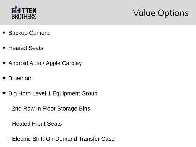2023 RAM 1500 Big Horn Crew Cab 4x4 57 Box