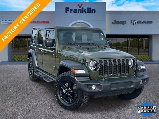 2022 Jeep Wrangler Unlimited Sport Altitude 4x4 2022 Jeep Wrangler Unlimited Sport Altitude 4x4