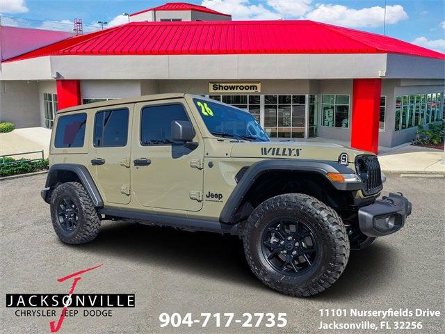 2026 Jeep Wrangler 4-Door Willys 4x4 2026 Jeep Wrangler 4-Door Willys 4x4