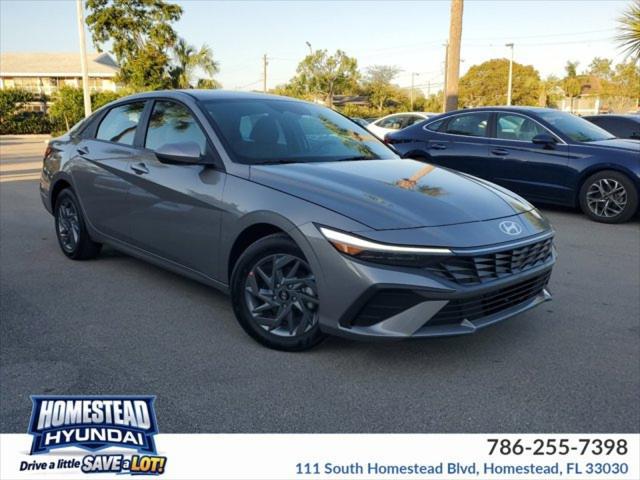 2024 Hyundai Elantra Hybrid Blue for sale in HOMESTEAD, FL