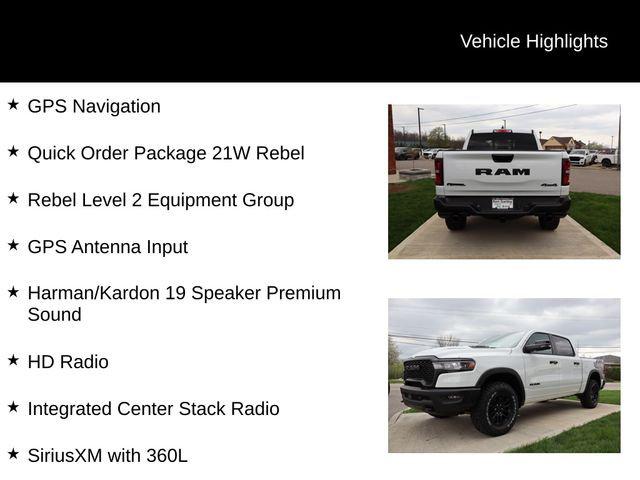 2026 RAM Ram 1500 RAM 1500 REBEL CREW CAB 4X4 57 BOX
